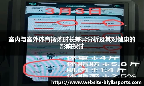 室内与室外体育锻炼时长差异分析及其对健康的影响探讨